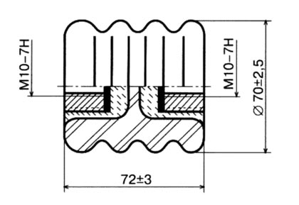 Изолятор 701-I, 701-II, 701.1-I, 701.1-II