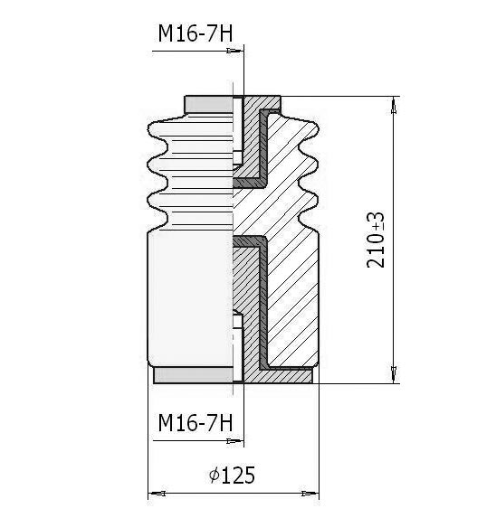 Изолятор И8-125 УХЛ3