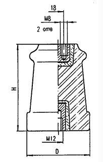 Изолятор ИО-6-3,75 I У3, II У3