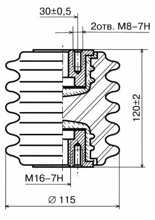 Изолятор ИОР-10-7,5 III М УХЛ2