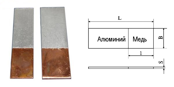 Медно-алюминиевая пластина МА