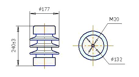 Изолятор ИОС-10-8 УХЛ1