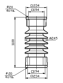 Изолятор ИОС-110-2000 М УХЛ1