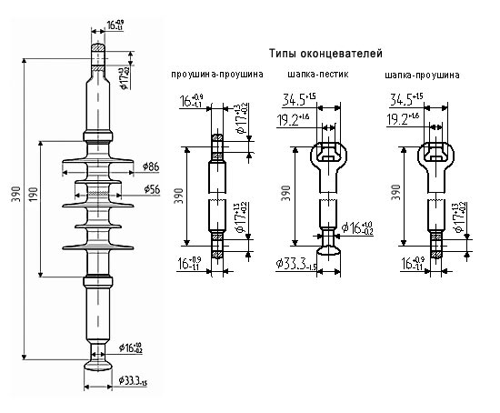 Изолятор ЛК 70/10-IV