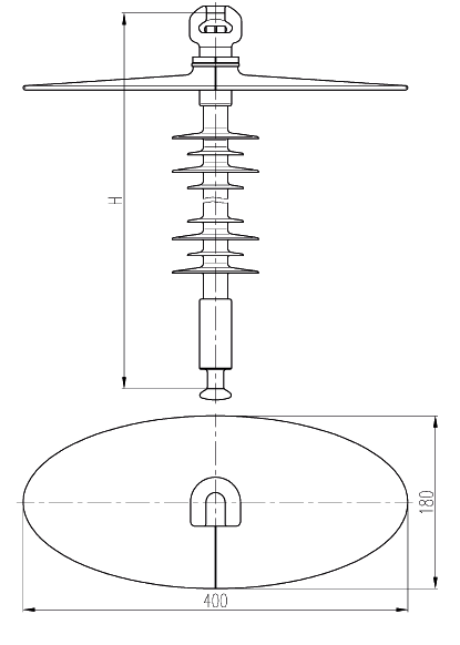 Изолятор ЛКК-70/35-IV