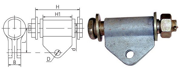 Узел крепления КГН-53-5