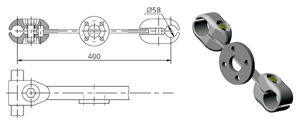 Распорка РС-6-400
