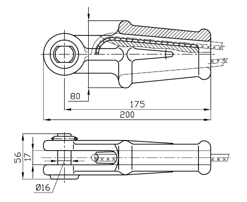Зажим НКК-60/4-10