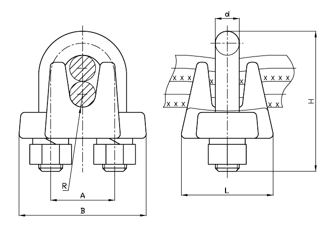 Зажим КС-120-1