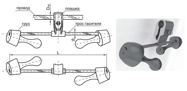 Гаситель вибрации ГВП-3,2-13-500
