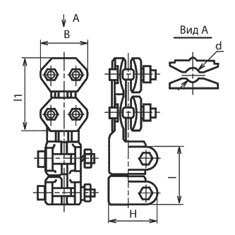 Зажим АШМ-2-1